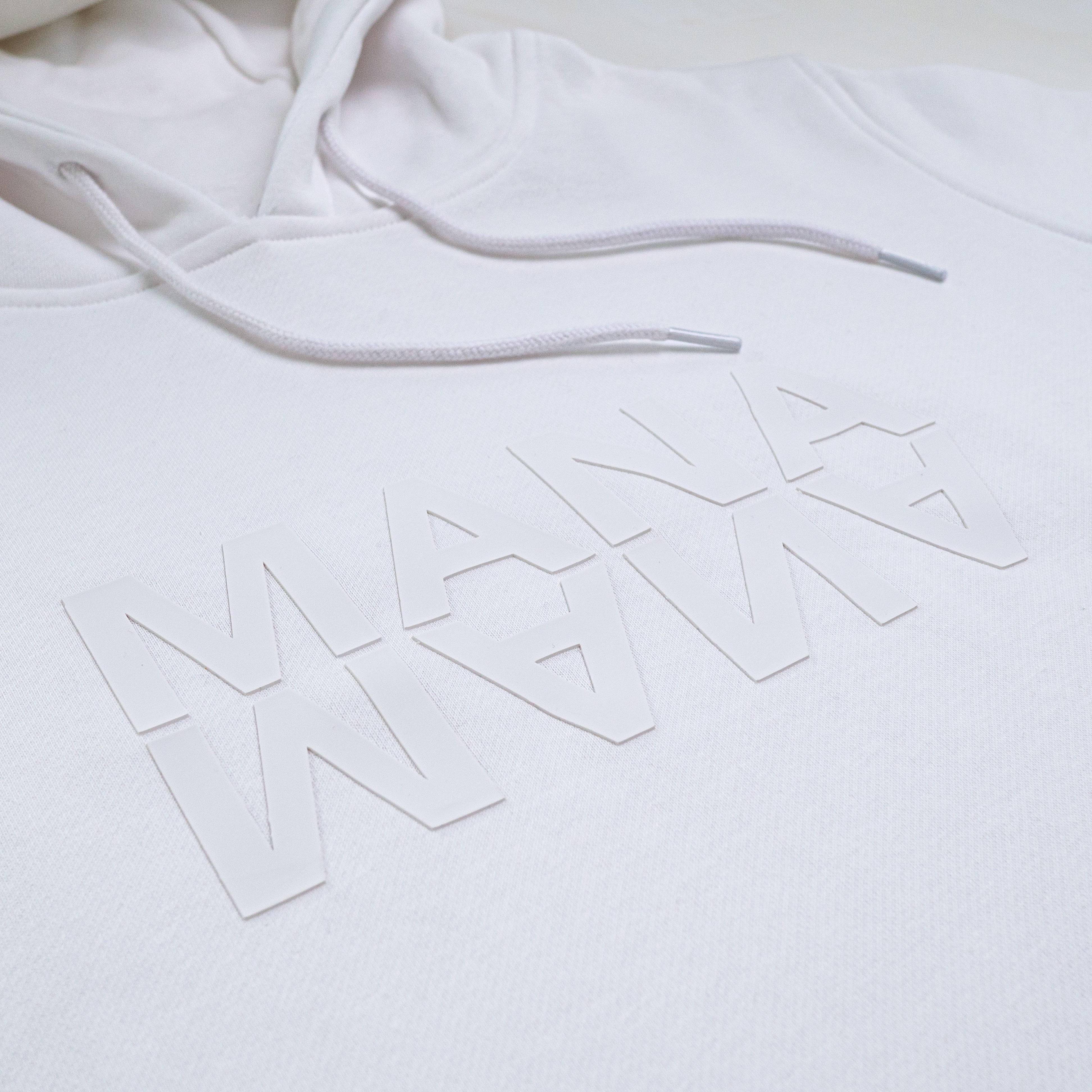 Men's 3D Logo Hoodie White